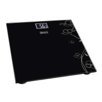 EMOS Ζυγαριά μπάνιου EV106, LCD οθόνη, 180kg max, μαύρη